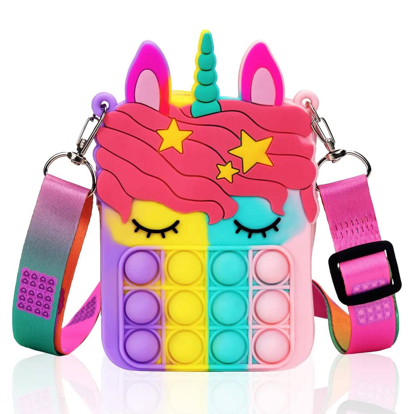 Umhängetasche Fidget Toys Pop Fidget Rucksack Spielzeug