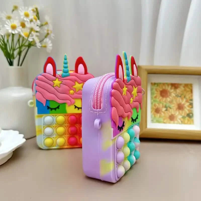 Umhängetasche Fidget Toys Pop Fidget Rucksack Spielzeug
