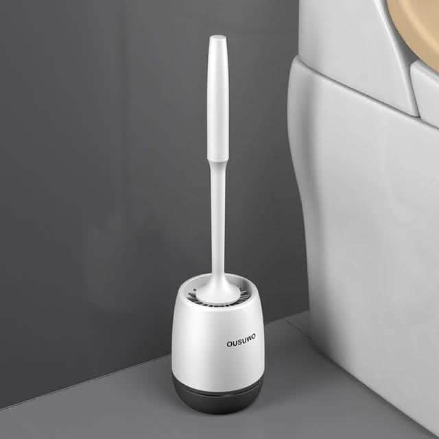 Toilettenbürste mit Silikonkopf, schnell abtropfend, Reinigungswerkzeug