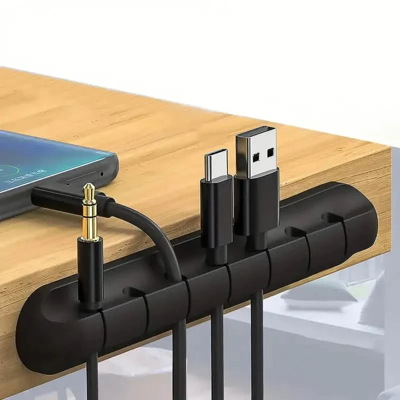 Silikon-Mehrfachkabel-Organizer-Clips