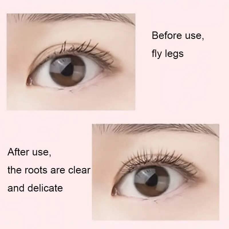 Einzelner klappbarer Wimpernkamm aus Stahl