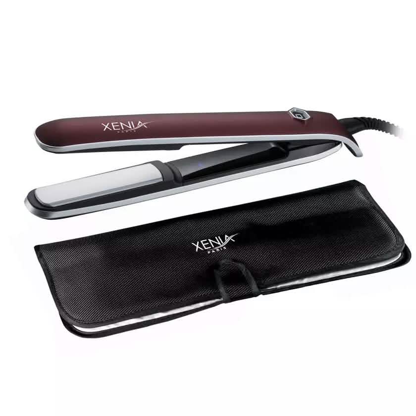 Schlankes 1" professionelles Keramik-Glätteisen mit Schutzmatte für die Ablagestation