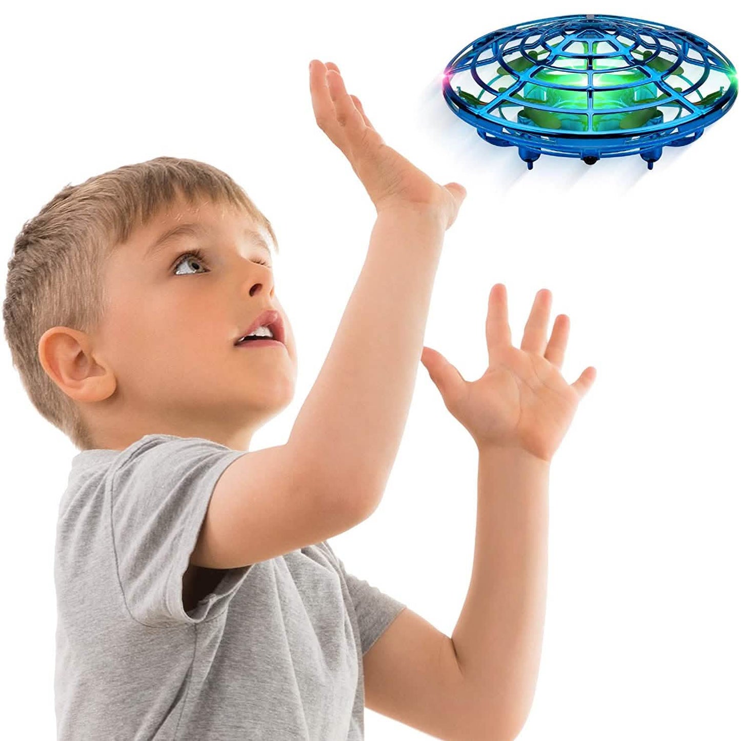 Kleine UFO Flugball Drohne Spielzeug