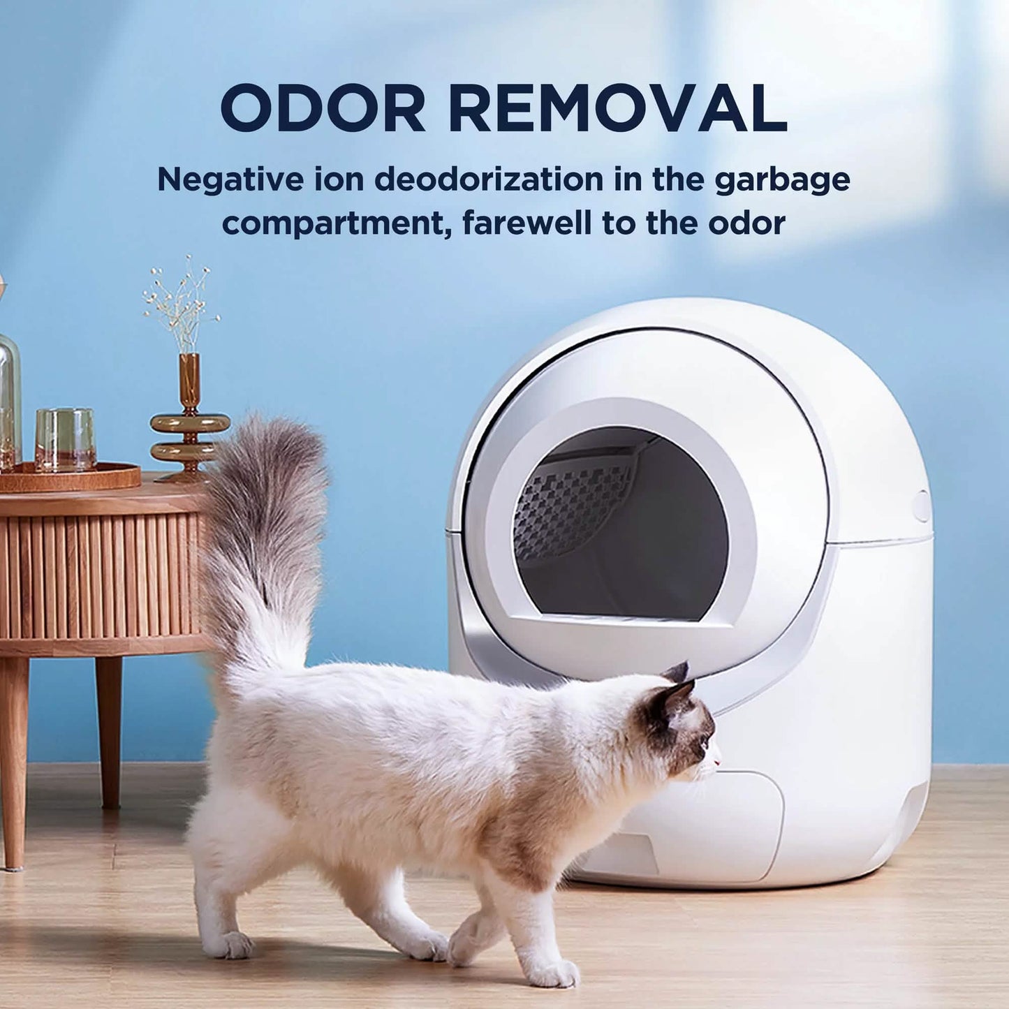 Intelligente automatische Katzentoilette, selbstreinigende Katzentoilette für mehrere Katzen
