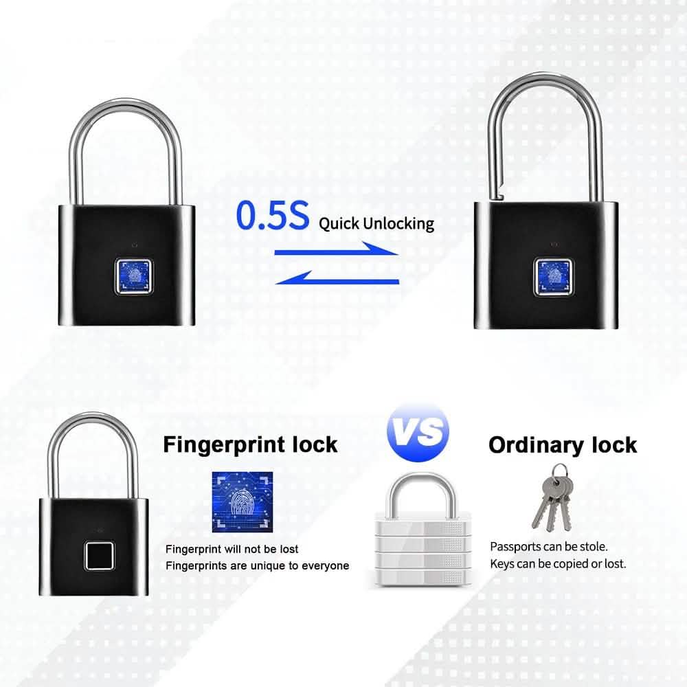 Smart Fingerprint Kleiner Schrank Schlafsaal Anti-Diebstahl-Schloss
