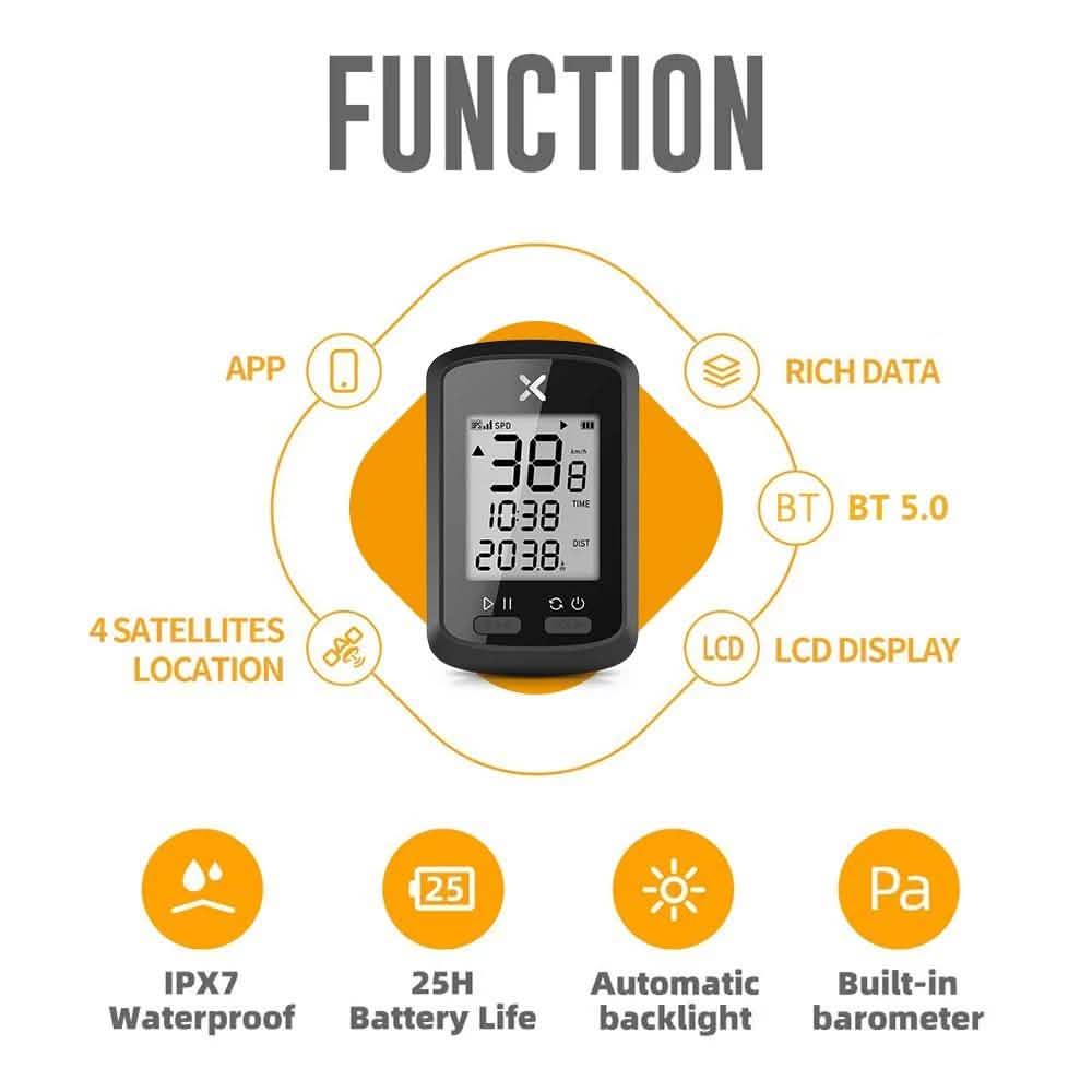 Smart GPS Fahrradcomputer Kabelloser Fahrradcomputer