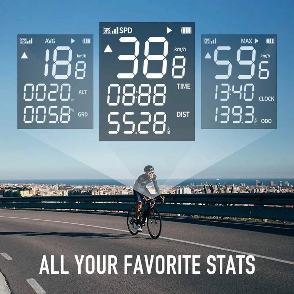 Smart GPS Fahrradcomputer Kabelloser Fahrradcomputer