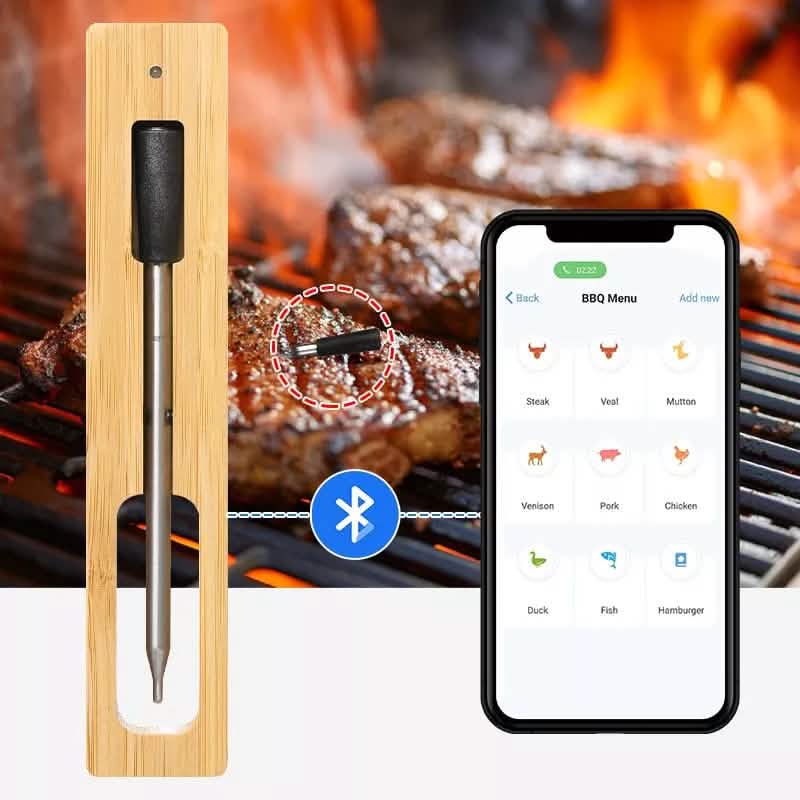 Intelligentes Fleischthermometer mit Bluetooth
