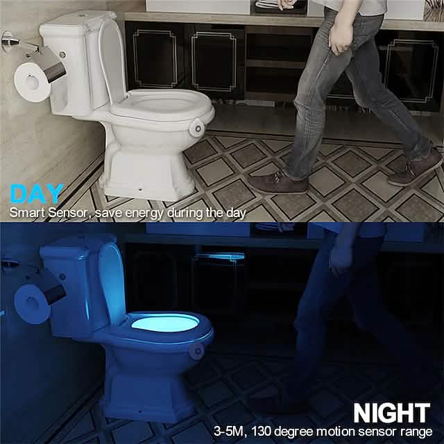 Intelligentes PIR-Bewegungssensor-Toilettensitz-Nachtlicht
