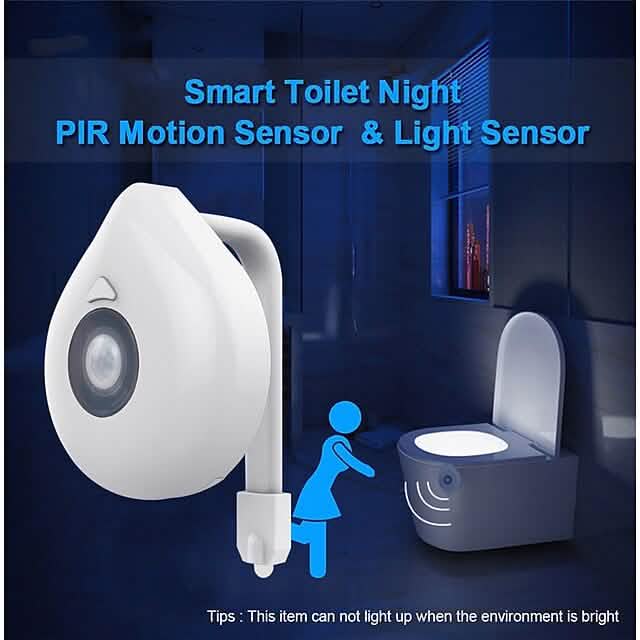 Intelligentes PIR-Bewegungssensor-Toilettensitz-Nachtlicht