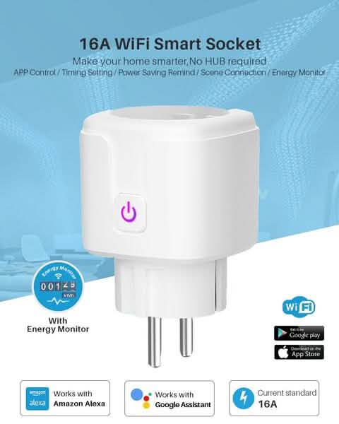 Intelligente Steckdose WLAN Steckdose Stromüberwachung Zeitschaltfunktion Tuya SmartLife APP-Steuerung Funktioniert mit Alexa Google Assistant