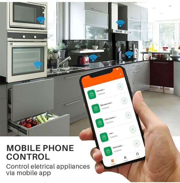 Intelligente Steckdose WLAN Steckdose Stromüberwachung Zeitschaltfunktion Tuya SmartLife APP-Steuerung Funktioniert mit Alexa Google Assistant