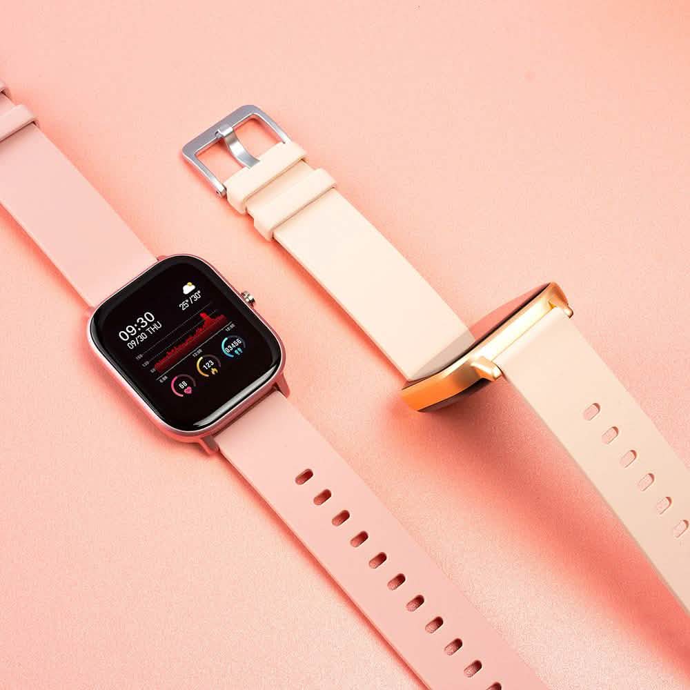 Smartwatch Fitness-Tracker mit Herzfrequenz, Blutdruck, Blutsauerstoff, Schlaf-Tracking & mehr