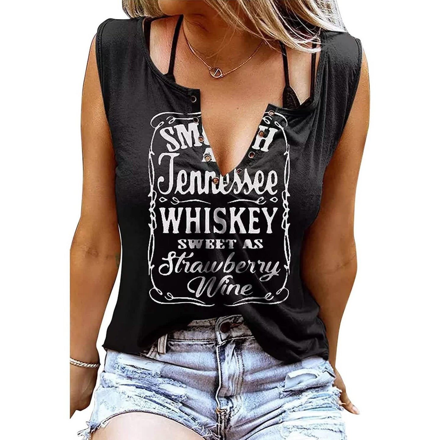 So glatt wie Tennessee Whiskey süß wie Erdbeerwein Hemd