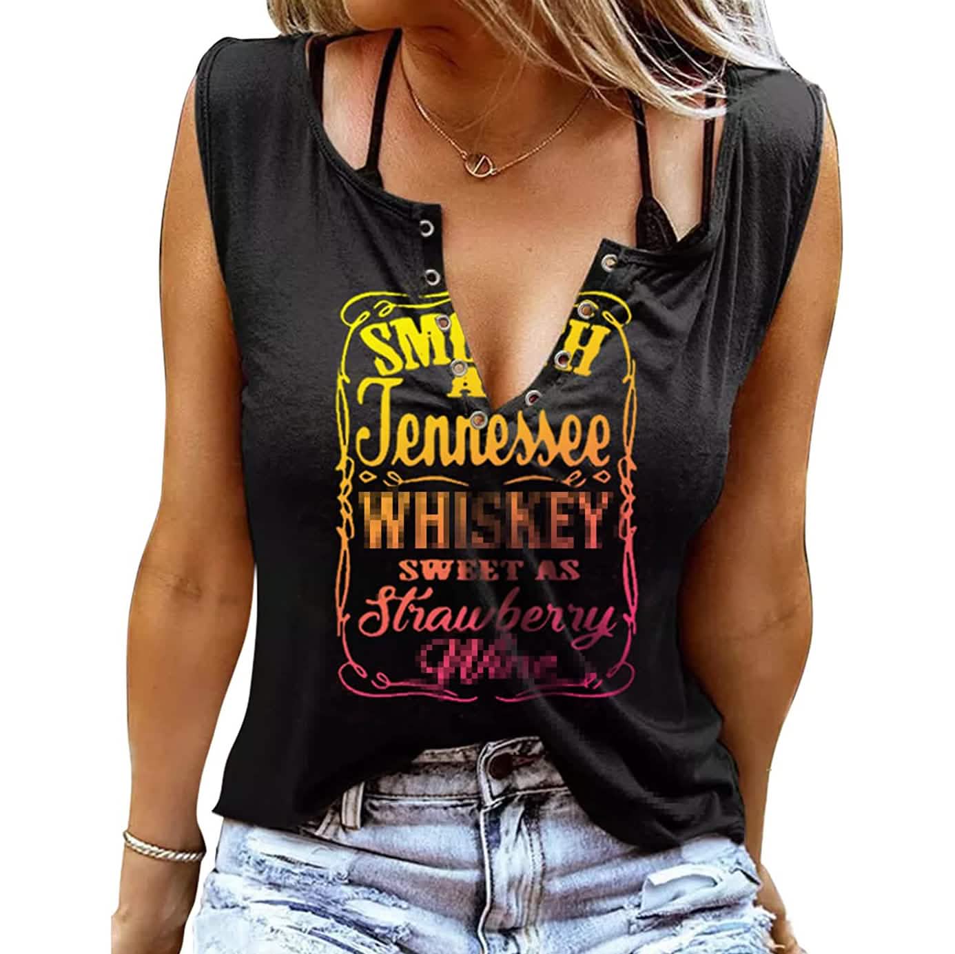 So glatt wie Tennessee Whiskey süß wie Erdbeerwein Hemd