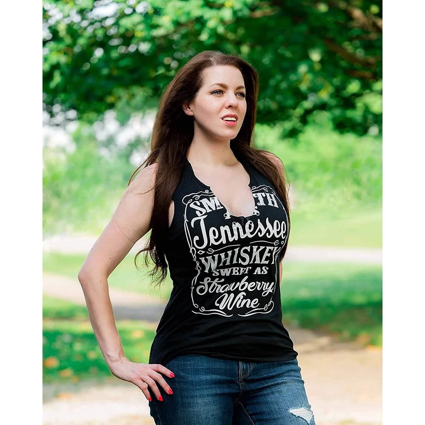 So glatt wie Tennessee Whiskey süß wie Erdbeerwein Hemd