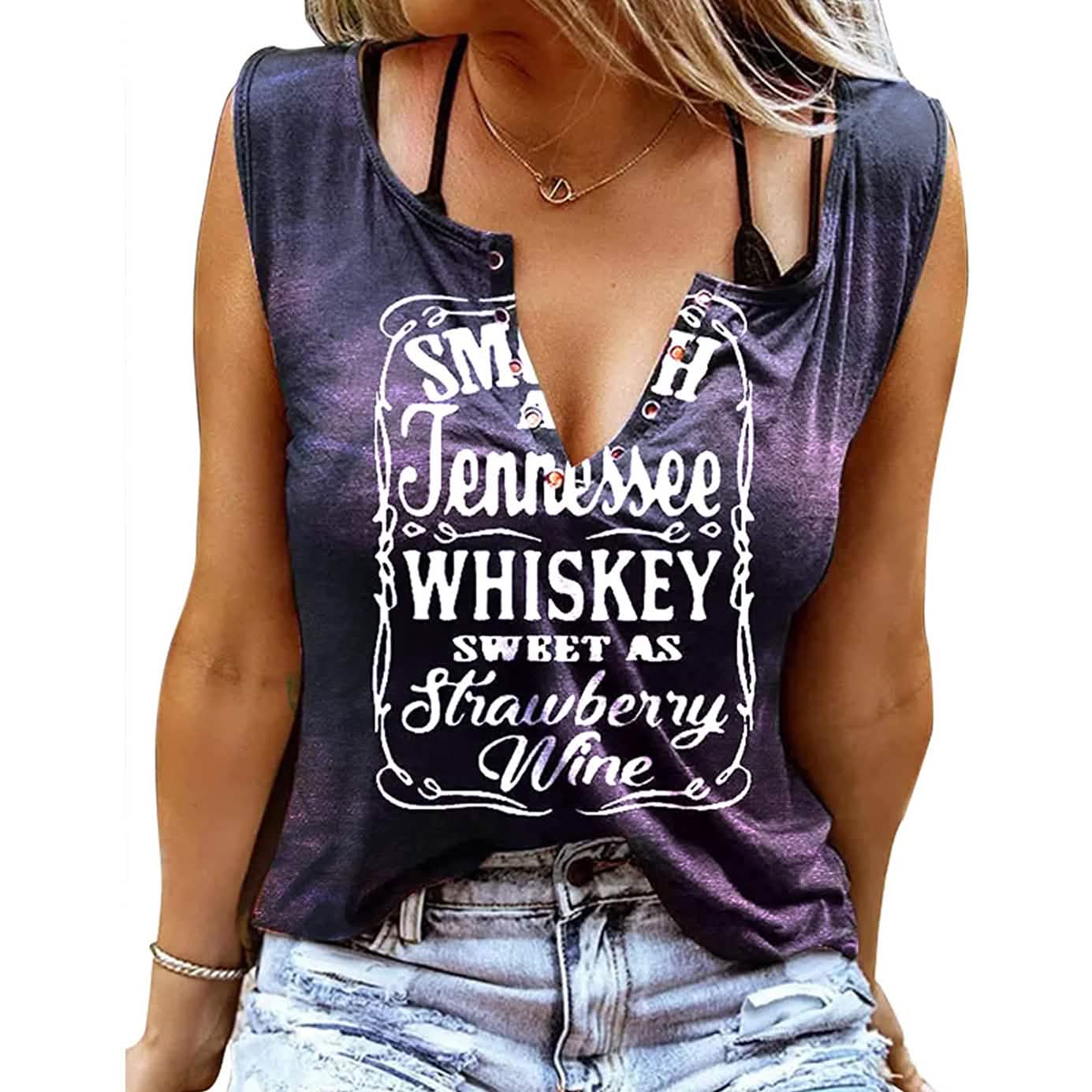 So glatt wie Tennessee Whiskey süß wie Erdbeerwein Hemd