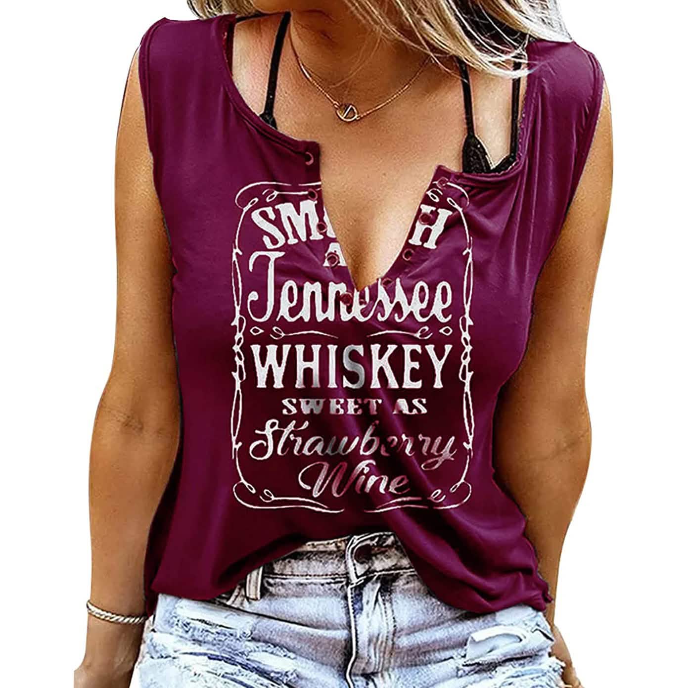 So glatt wie Tennessee Whiskey süß wie Erdbeerwein Hemd