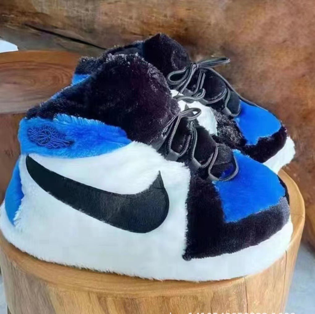 Sneaker Hausschuhe Königsblau OG Jordan 1 unisex für Erwachsene & Kinder
