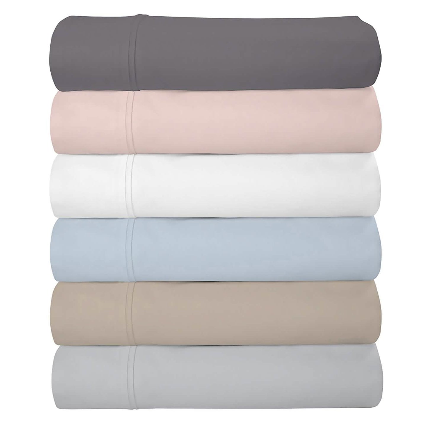 Soft Home 1800 Serie Mikrofaser Uni-Bettlaken-Set, extra weich