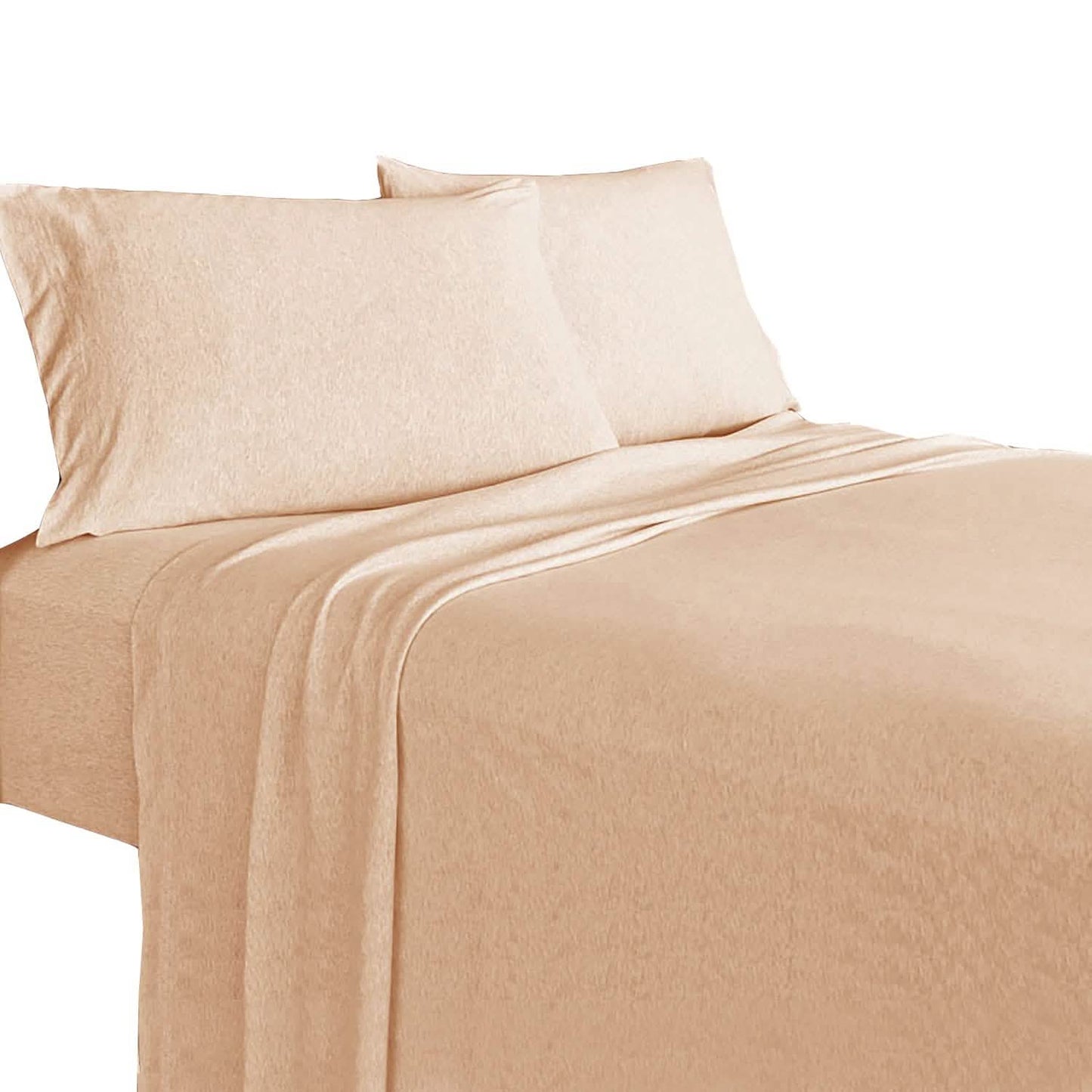 Soft Tees Luxuriöses Jersey-Spannbettlaken-Set aus Baumwoll-Modal