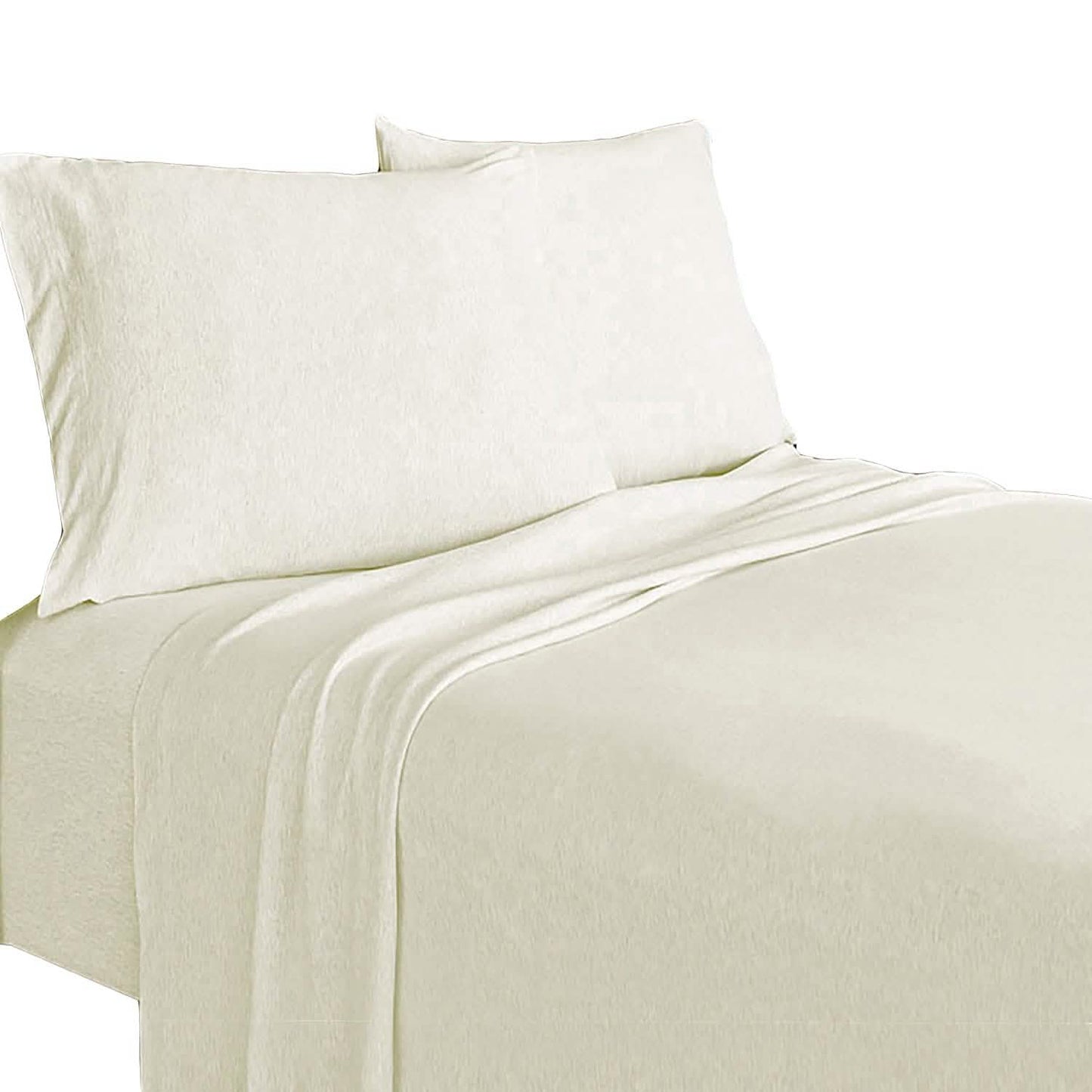 Soft Tees Luxuriöses Jersey-Spannbettlaken-Set aus Baumwoll-Modal