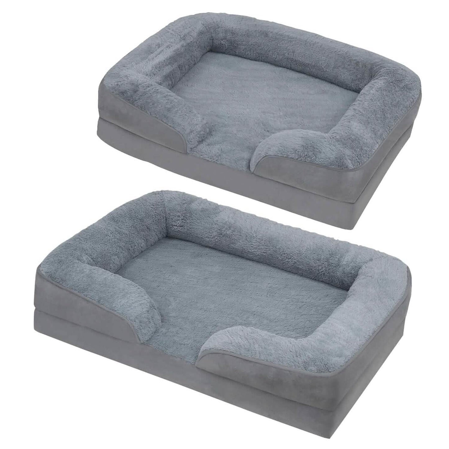 Weiches, warmes Plüsch-Hundebett, gemütliches Sofa, rutschfestes Kissen
