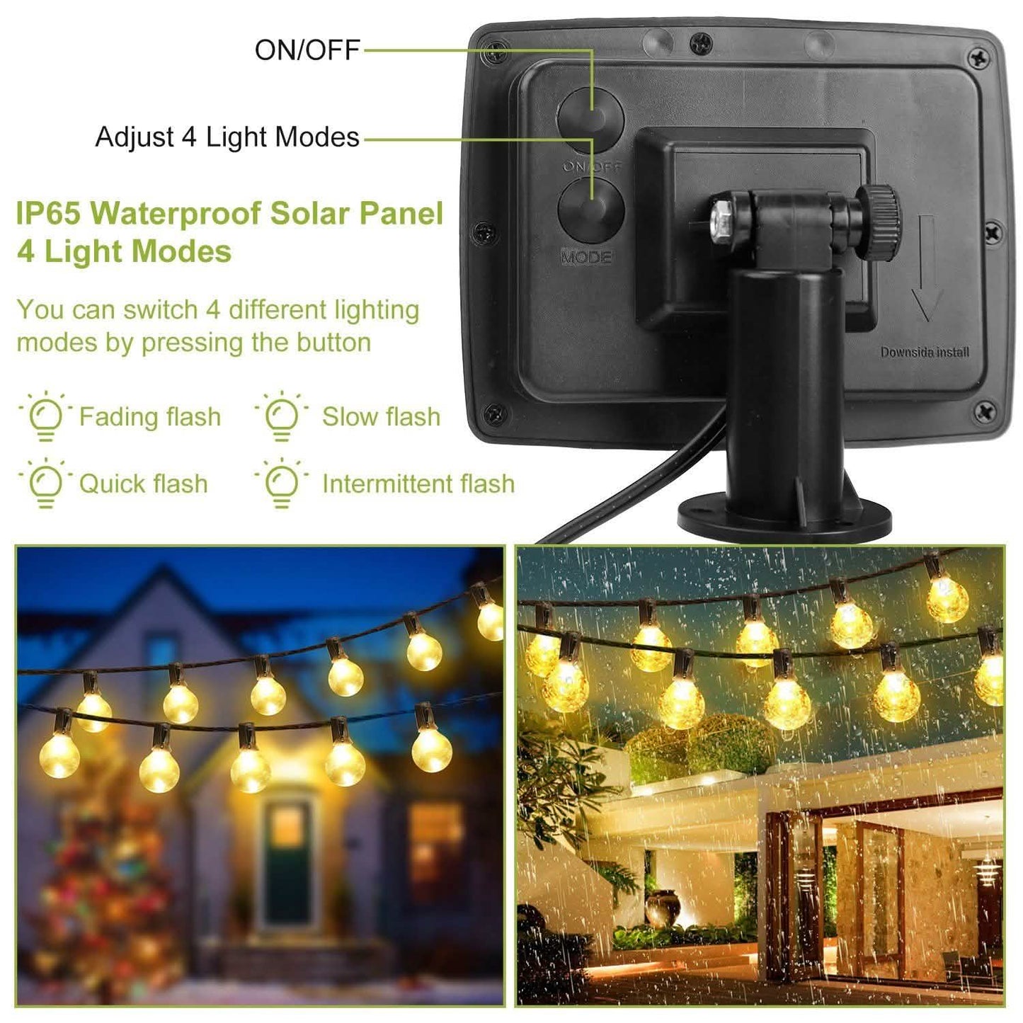 Solar-Lichterkette Waterball LED