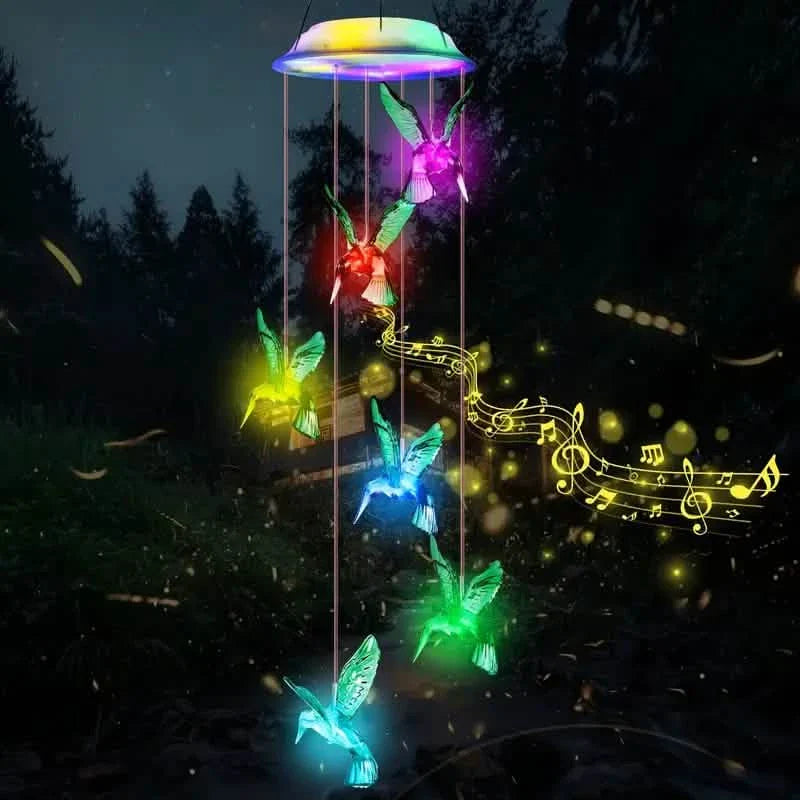Solar-Kolibri-Klangspiele, Farbwechsel-Solar-Klangspiele