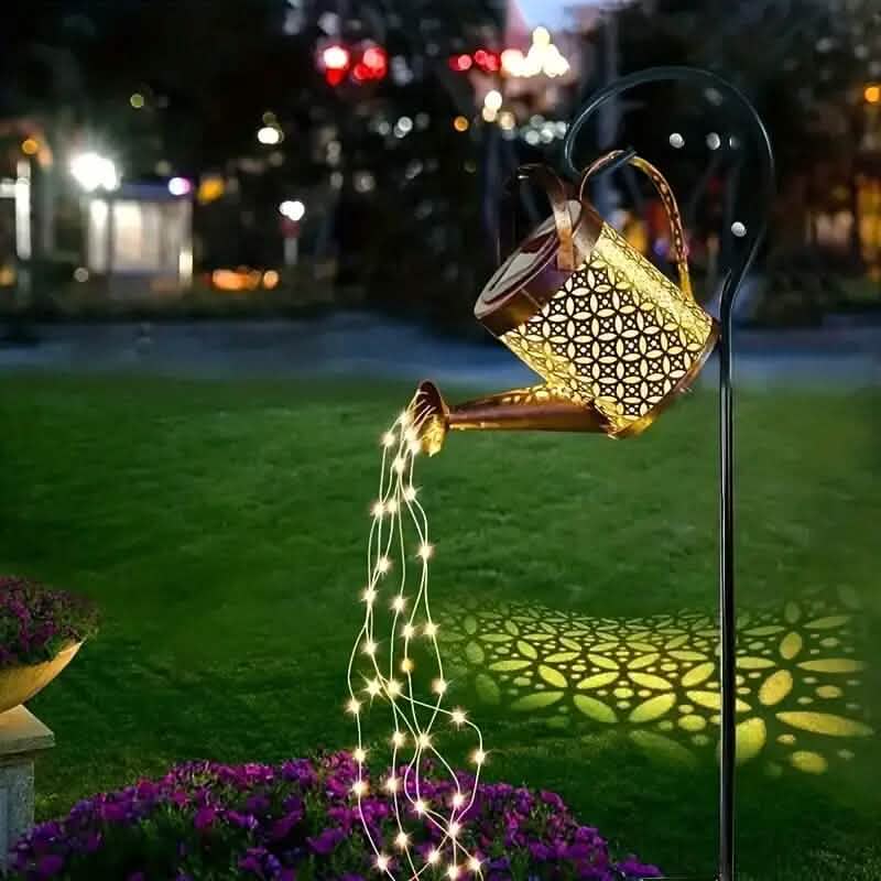 Solar-LED-Gießkannen-Lichterkette