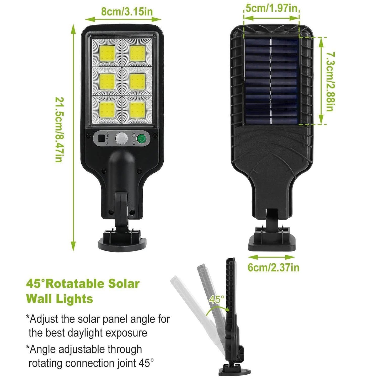 Solar-Außenwandleuchte