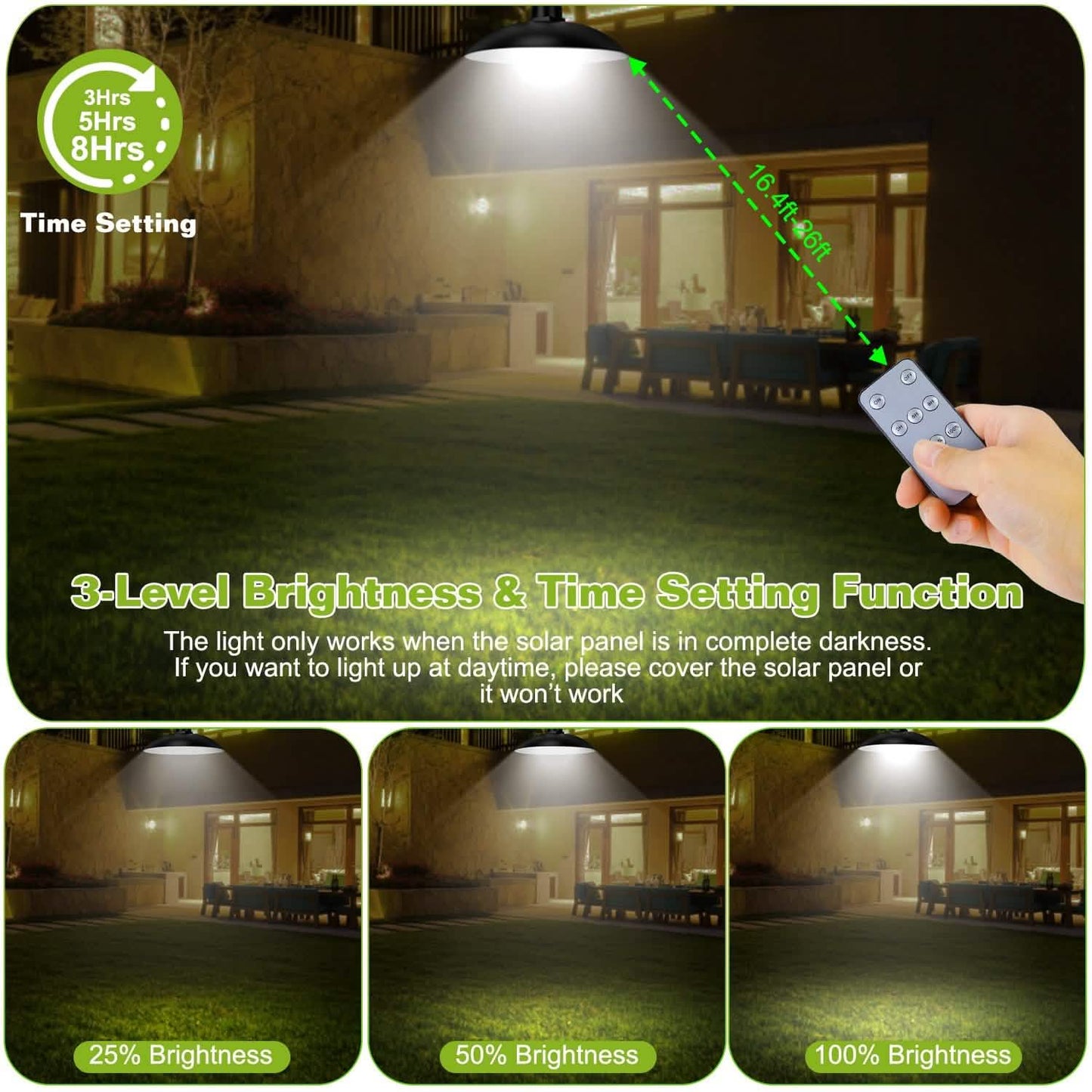 Solar-Schuppen-Lichtsensor Hängelampe