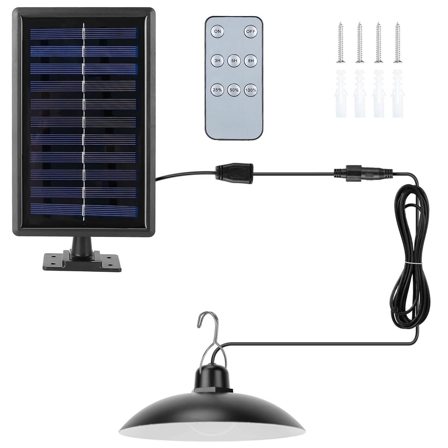 Solar-Schuppen-Lichtsensor Hängelampe