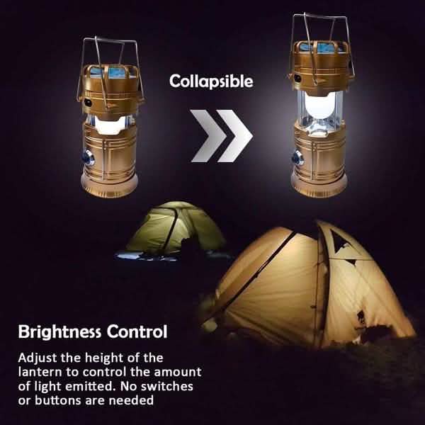 Solar-USB-Ladezeltleuchte + Ventilator
