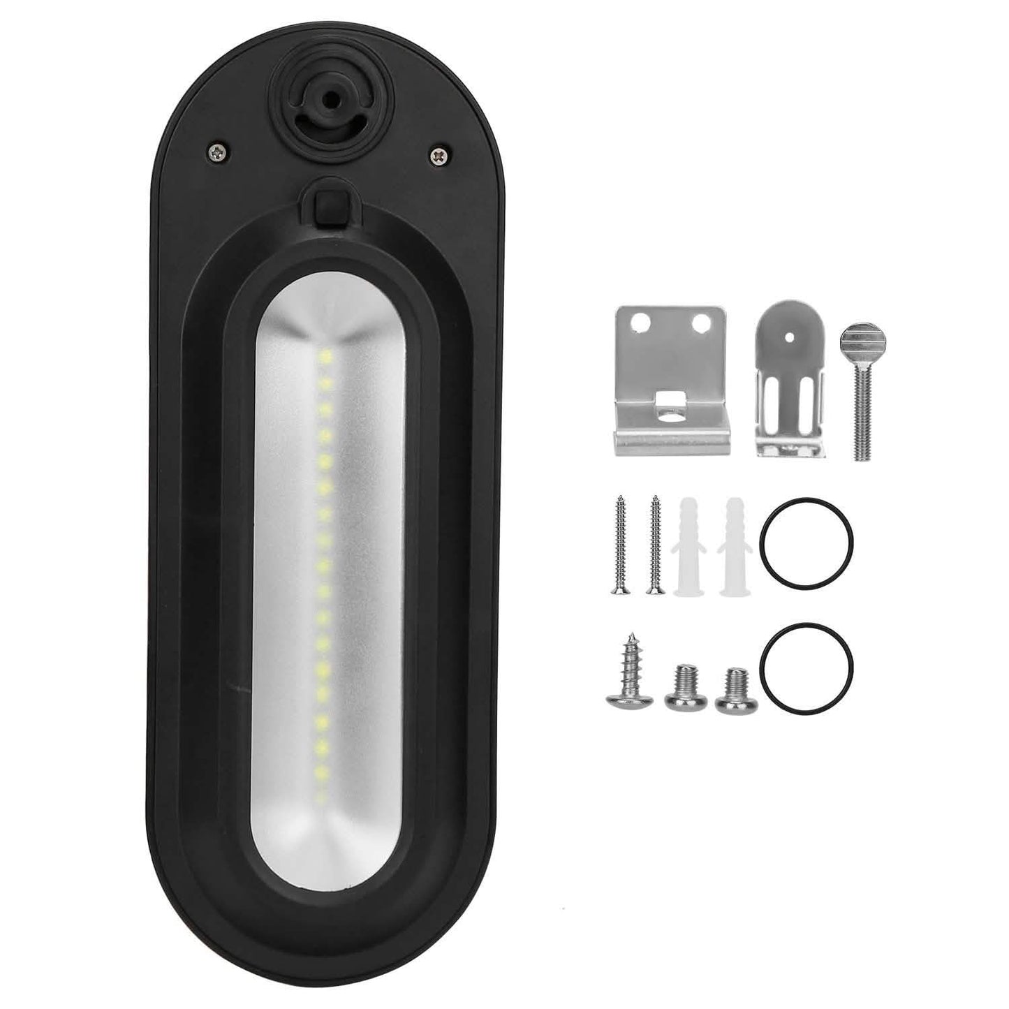 Solar-Wandleuchte für Außenbereich, 18 LEDs, Dämmerungssensor, Zaunlampe