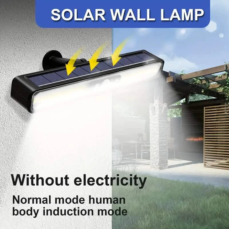 Solar Wasserdichte Bewegungssensor-Wandleuchte