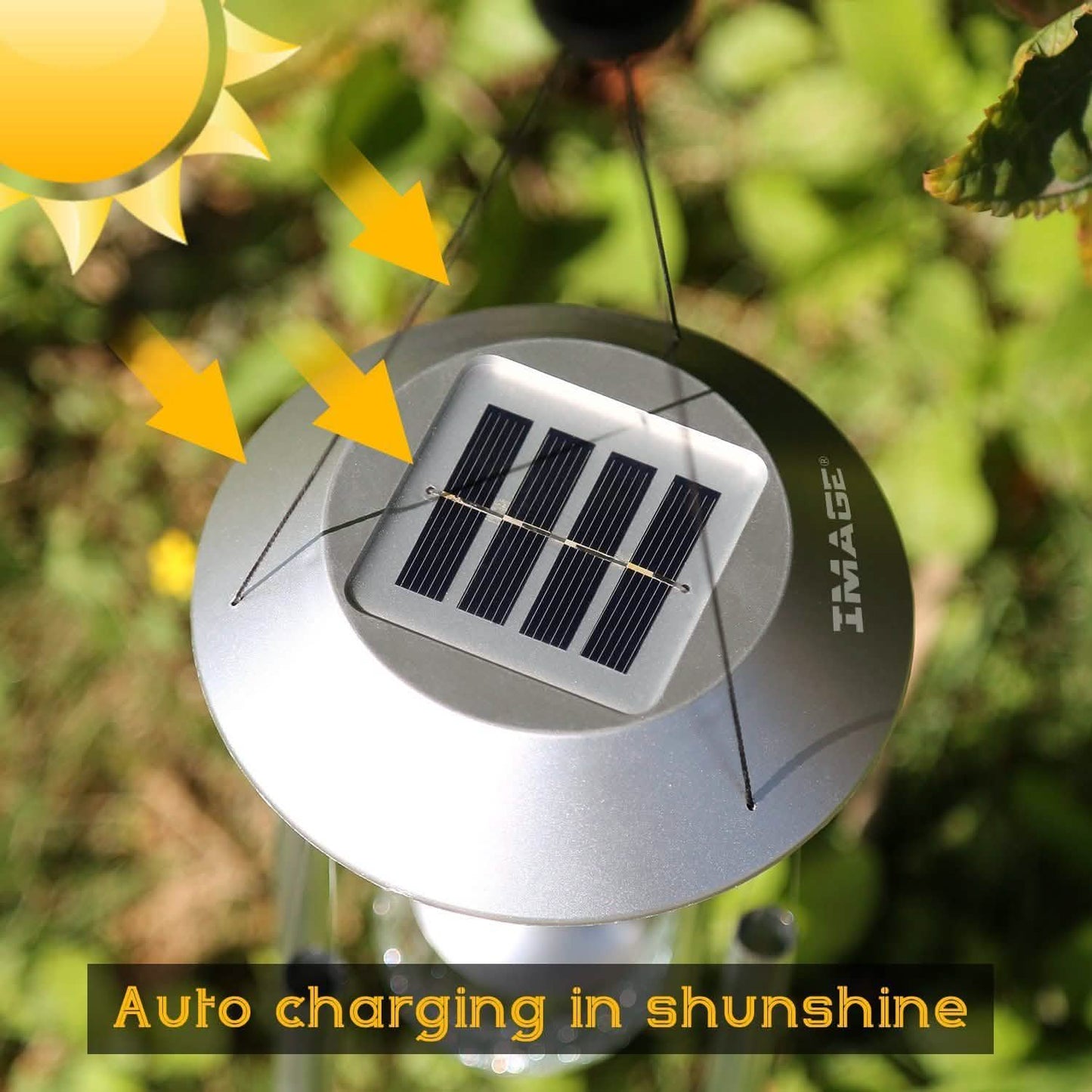 Solar Windspiel Farbwechsel LED-Licht