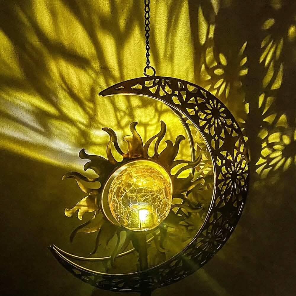 Solar-Windspiele Garten Deko Windspiel Licht