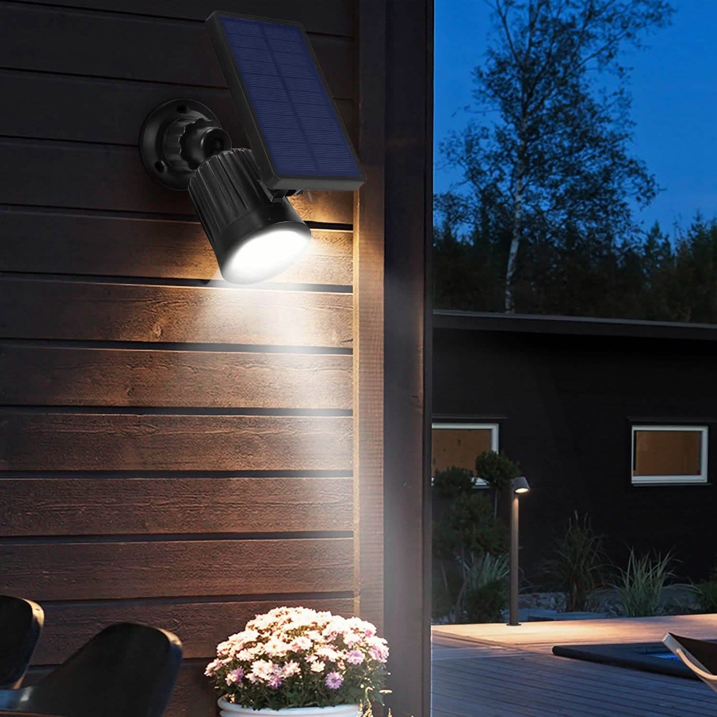 Solarek Lights Outdoor Solarbetriebene LED-Scheinwerfer