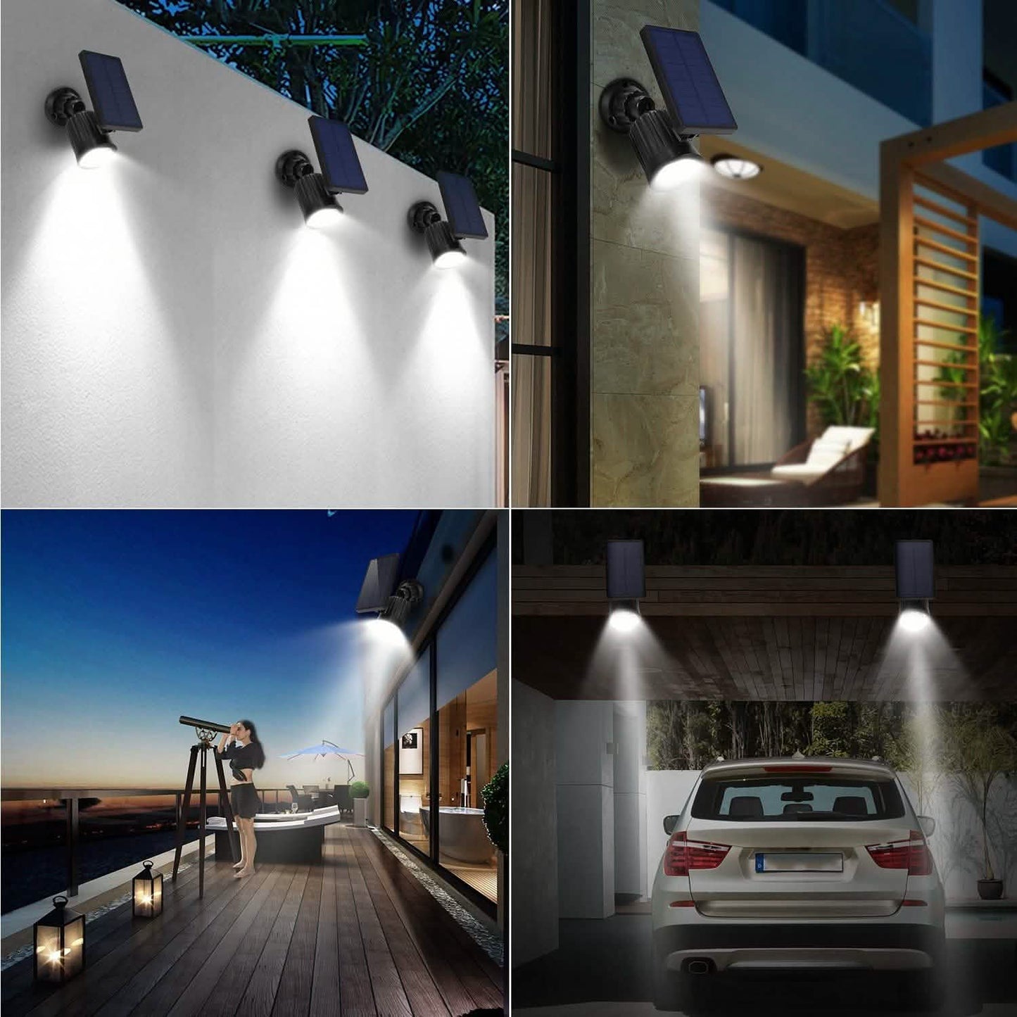 Solarek Lights Outdoor Solarbetriebene LED-Scheinwerfer
