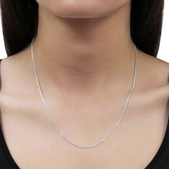 Massive .925 Sterling Silber Panzerkette Unisex Halskette
