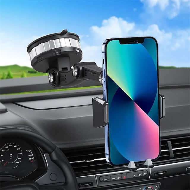 Stabile und langlebige Handyhalterung für Armaturenbrett, Windschutzscheibe, langer Arm, starke Saugkraft, Handy-Kfz-Halterung