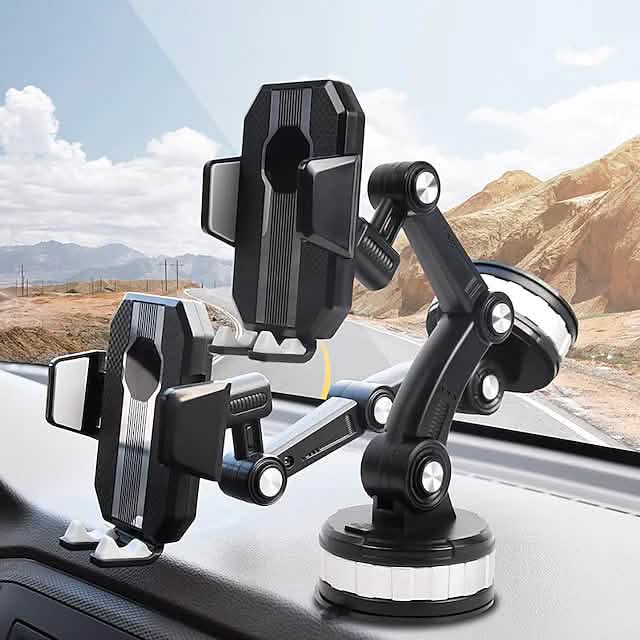 Stabile und langlebige Handyhalterung für Armaturenbrett, Windschutzscheibe, langer Arm, starke Saugkraft, Handy-Kfz-Halterung