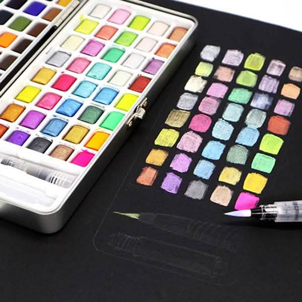 Festes Aquarellfarben-Set
