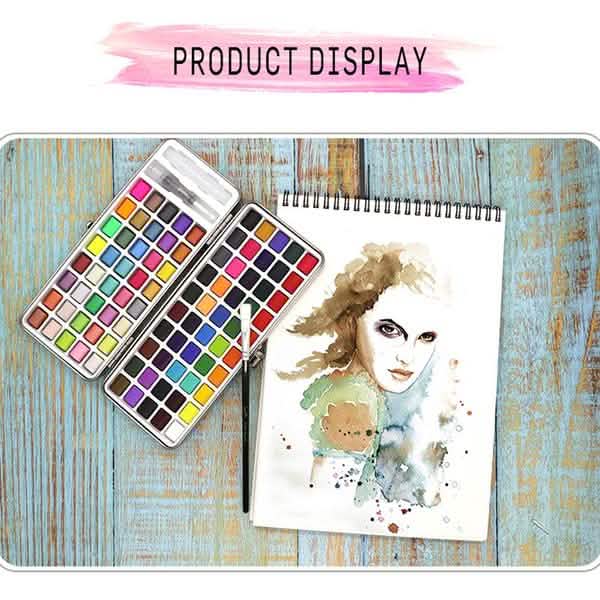 Festes Aquarellfarben-Set