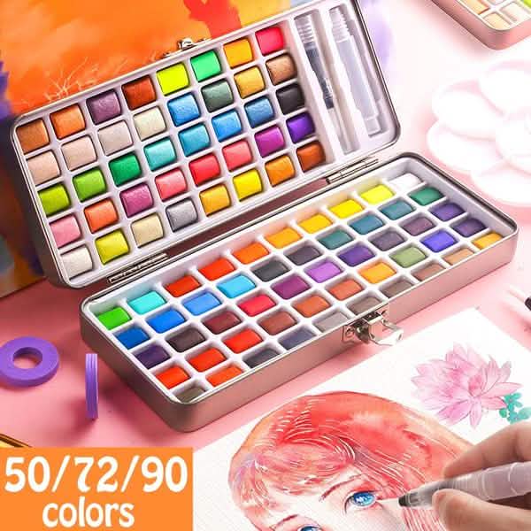 Festes Aquarellfarben-Set