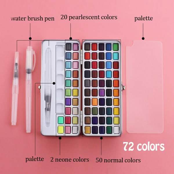 Festes Aquarellfarben-Set