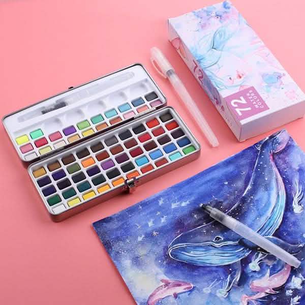 Festes Aquarellfarben-Set