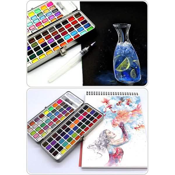 Festes Aquarellfarben-Set
