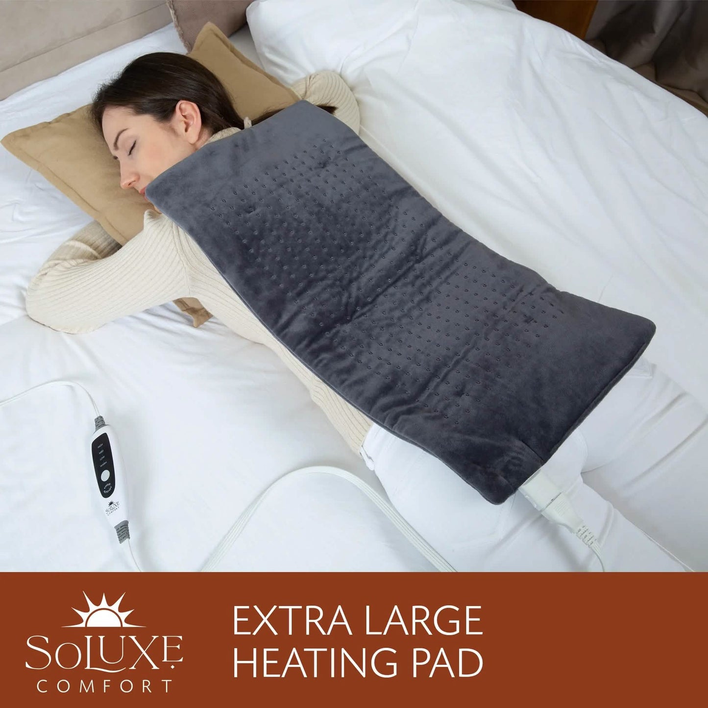 Soluxe Comfort XL Heizkissen für Kingsize-Betten